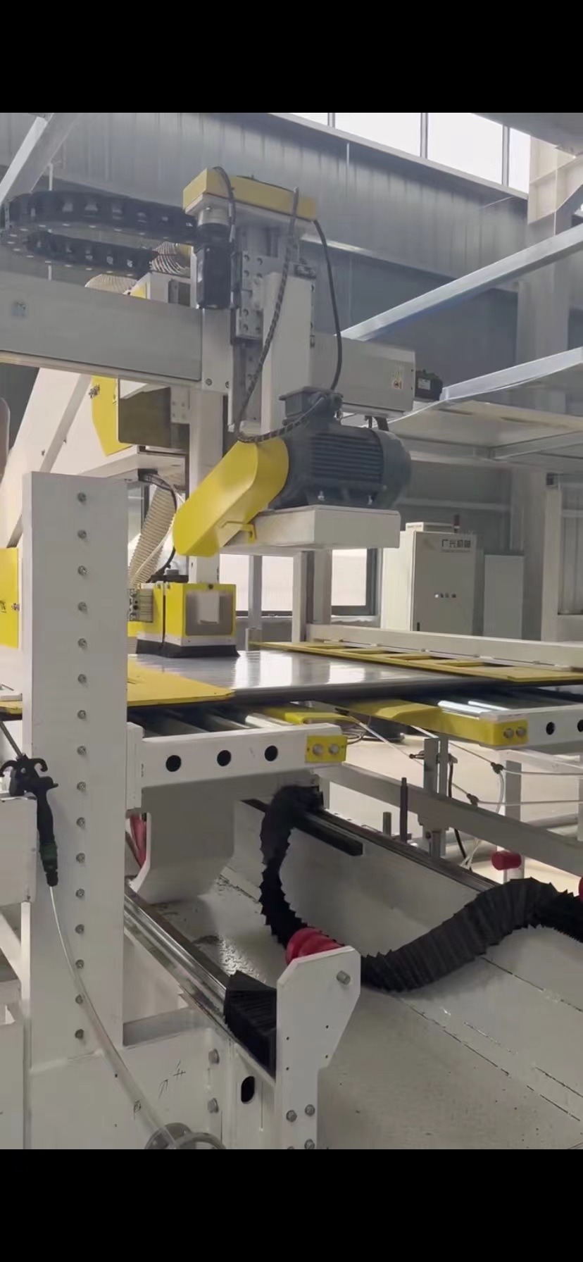 Panel processing equipment detail